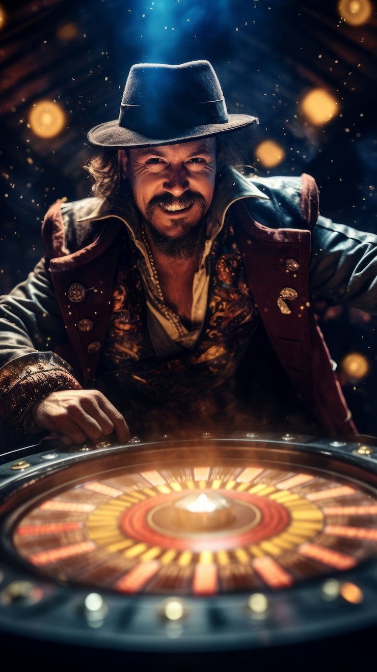 Layar permainan Galactic Gems dengan simbol bintang, planet, dan kristal di grid slot